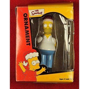 The Simpsons Christmas Ornament - Homer with Candy Canes‎ Behind Back - NIB